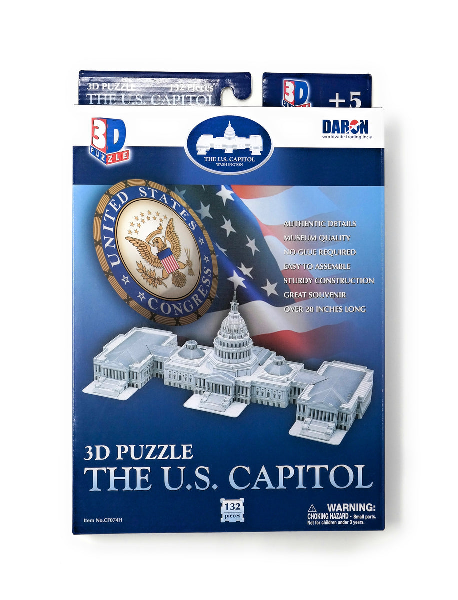 NWT 2024 Vintage US Capital 3-D Puzzle