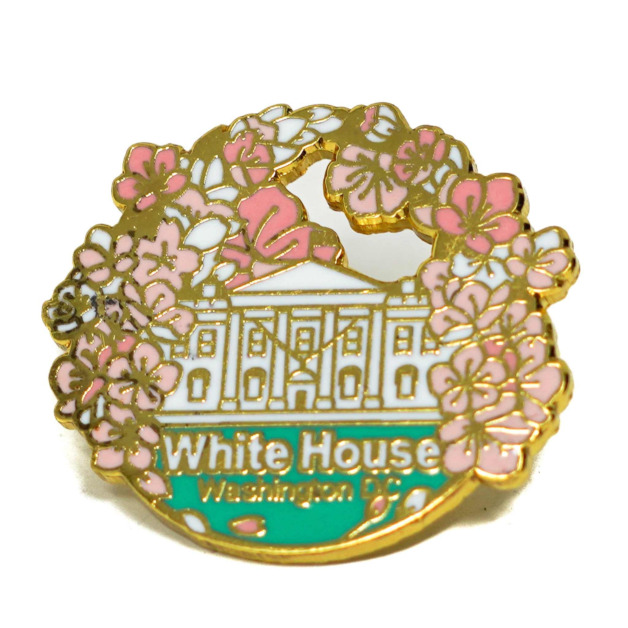 White House Cherry Blossom 🌸 Lapel Pin (Multiple Styles)