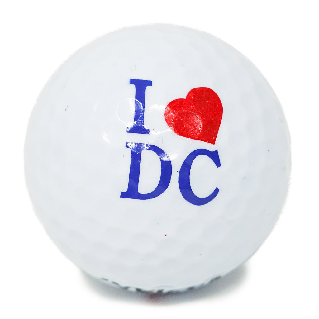 I Love DC Golf Ball