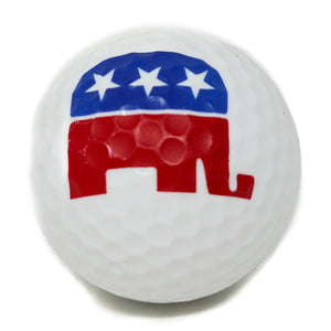 Democrat / Republican Party Golf Ball