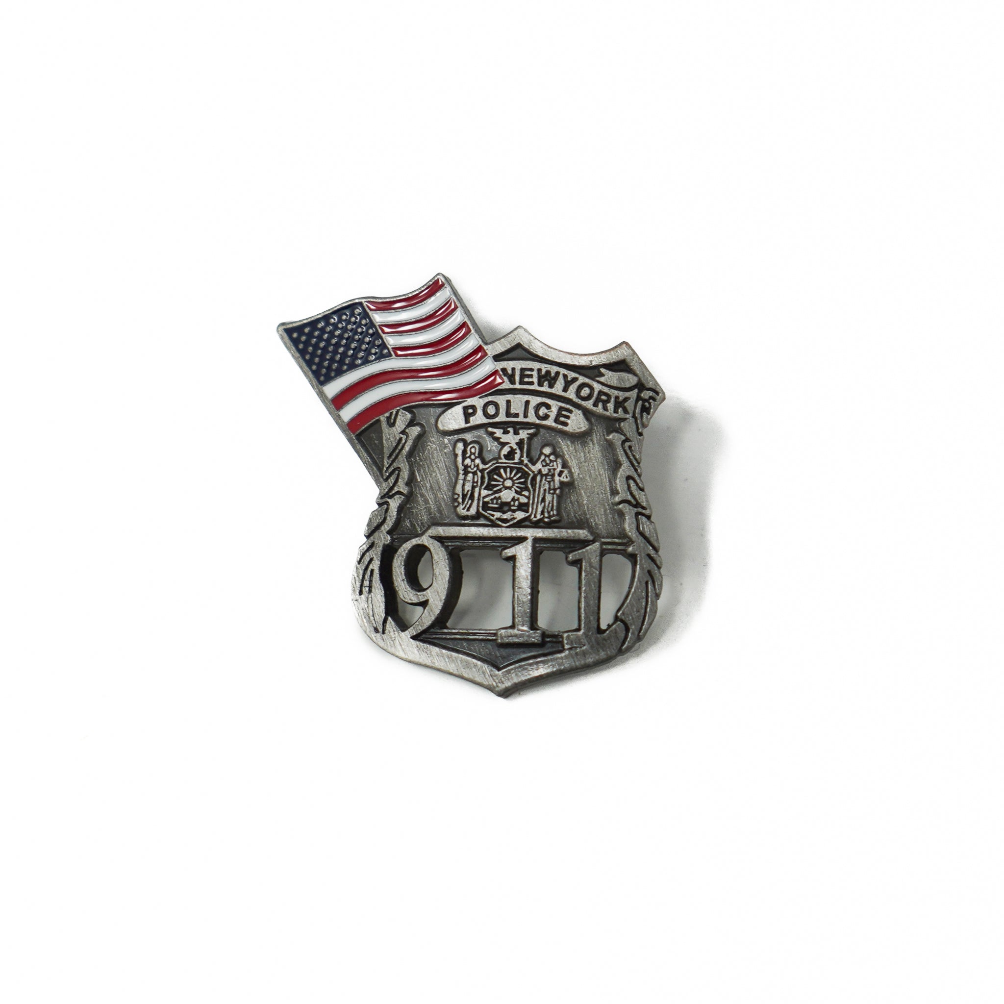 At Auction: COLLECTION OF VINTAGE PINS POLICE, 9/11, ORGANIZATIONS