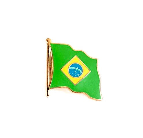 Brazil Flag Lapel Pin